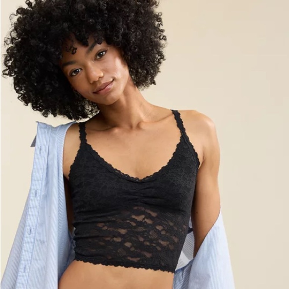 Aerie Lace Bralette-Black